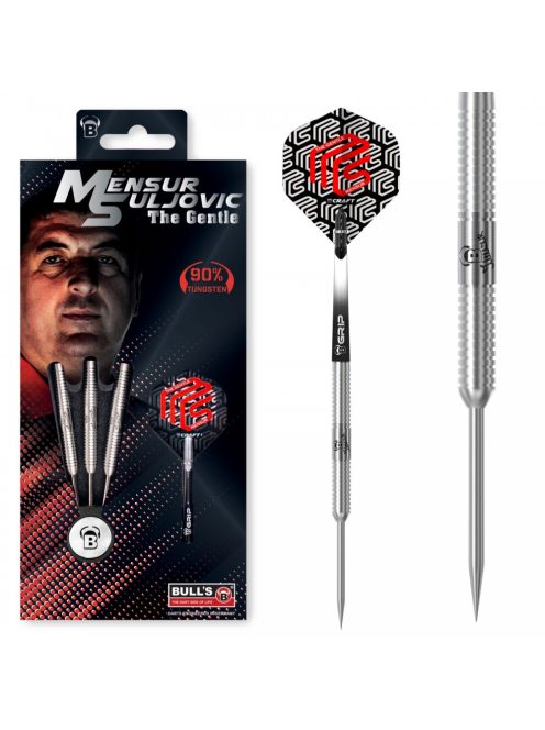 Dart szett BULL'S Mensur Suljovic Original Champion Steel 23g 90%