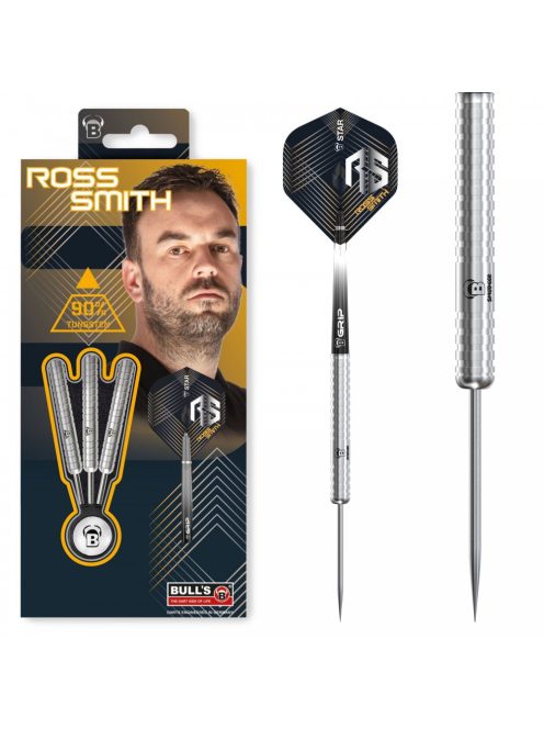 Dart szett BULL'S Ross Smith Steel 22g 90%