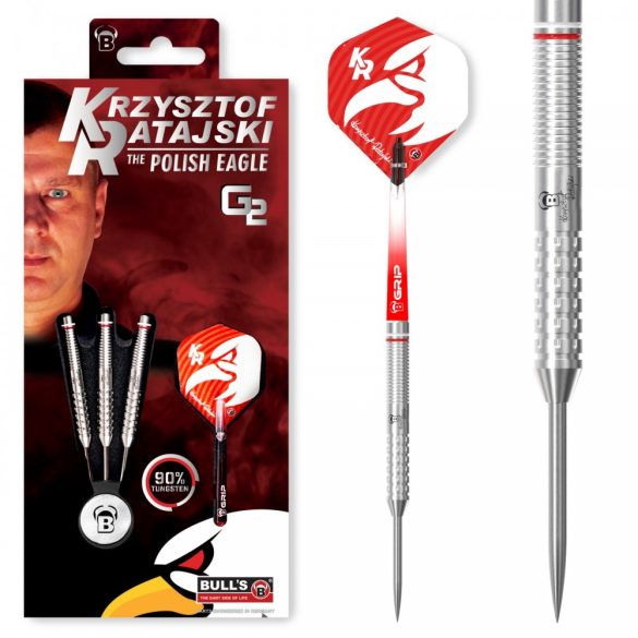 Dart szett BULL'S Krzysztof Ratajski Original Generation 2 Steel 22g 90%