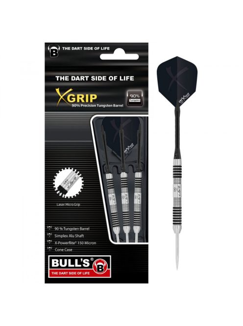 dart szett Bull's steel X-Grip X7 25gr