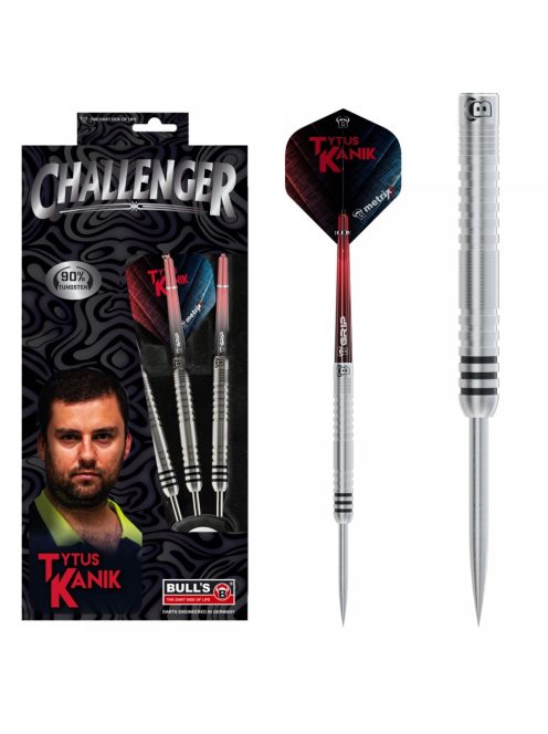 Dart szett BULL'S Challenger Steel T.Kanik 22g 90%