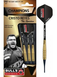   dart szett BULL'S "Cristo Reyes" Original Brass Soft Darts 18gr