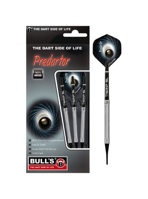 dart szett Bull's Predartor P2 soft 90% Tungsten 16g