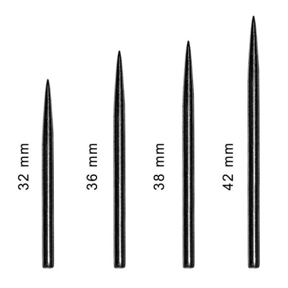 Fém darts hegy Bull's 36mm fekete