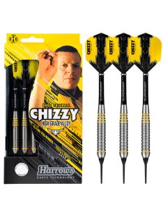 Dart set Harrows soft 18g, Chizzy brass