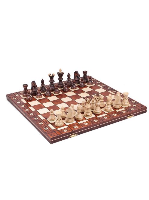 Ambasador chess set (handmade board and pieces)