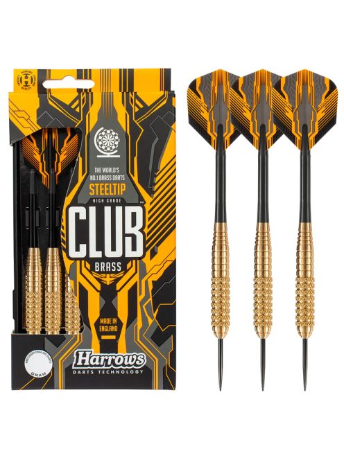 Dart szett Harrows steel 22g Club Brass