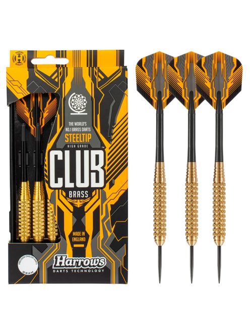 Dart szett Harrows steel 23g Club Brass