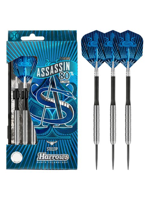 Dart szett Harrows steel 18g Assassin, 80%