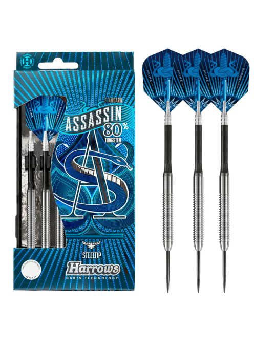 Dart szett Harrows steel 21g Assassin 80%