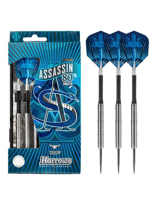 Dart szett Harrows steel 22g Assassin 80% (R)