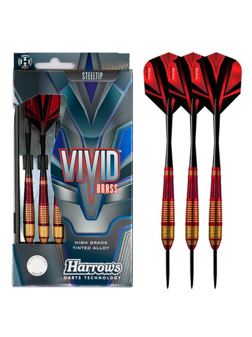 Dart szett Harrows steel Vivid piros 22gr R