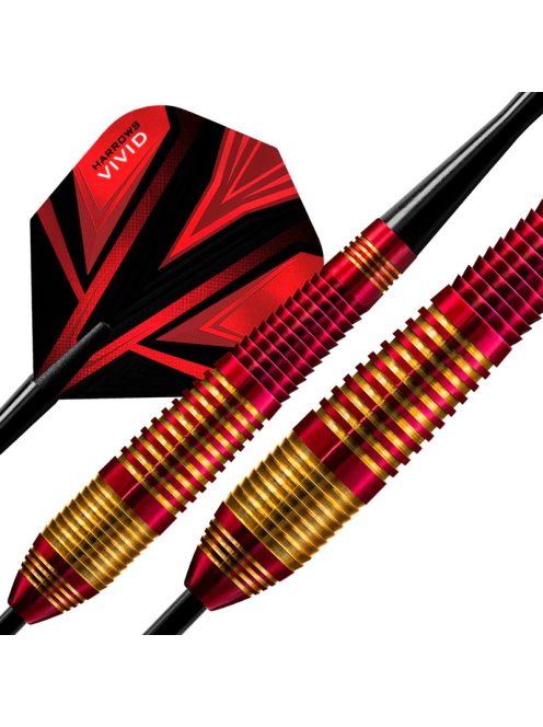 Dart szett Harrows steel Vivid piros 22gr R