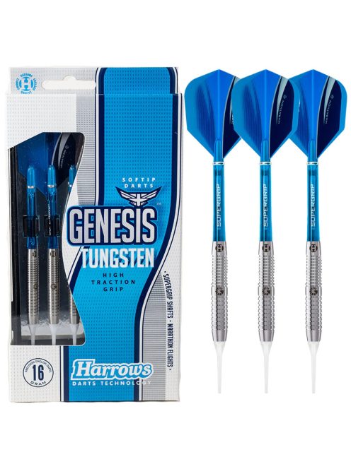 Dart szett Harrows soft, 16g, Genesis style B, 60% wolfram