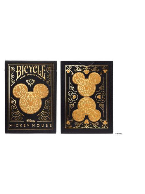 Bicycle Black and Gold Mickey Mouse kártya, 1 csomag