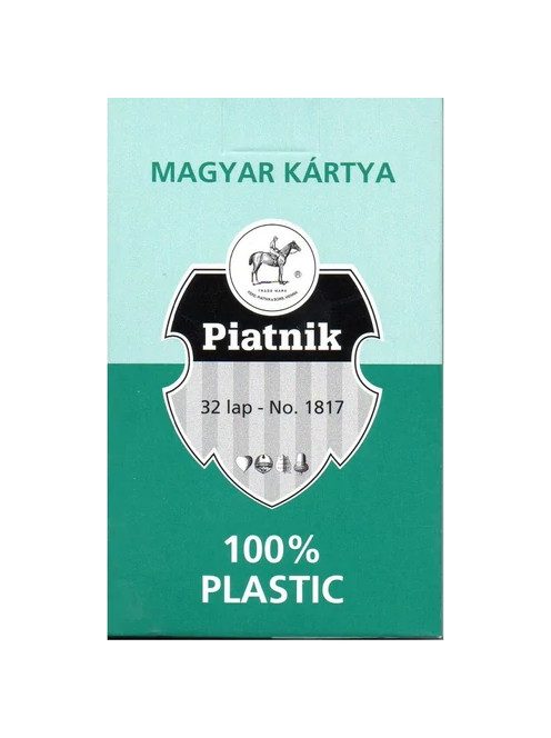 Hungarian card Piatnik 100% plastic