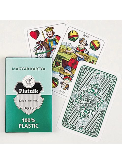 Hungarian card Piatnik 100% plastic