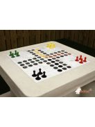 public HeBlad chess table ";C version"; with 4 chairs