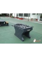 foosball table vandal resistant outdoor HeBlad (anthracite color)