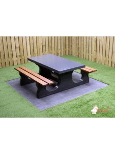   public HeBlad table with benches in many versions ";Version A";