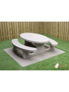 Public HeBlad table with benches in many versions ";Version B";