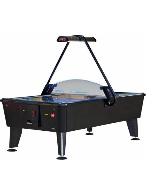 coin-coated indoor Buffalo Ice black air hockey in 6' size