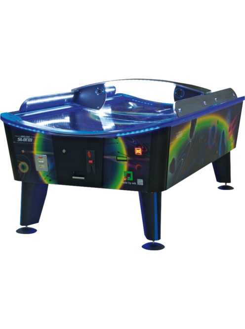 coin-operated indoor- outdoor Buffalo Storm air hockey in 8' size