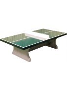 vandal resistant outdoor HeBlad concrete table tennis table classic green