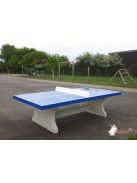 vandal-proof outdoor HeBlad concrete table tennis table classic blue