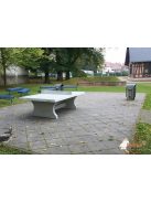 vandal-resistant outdoor HeBlad concrete table tennis table classic natural