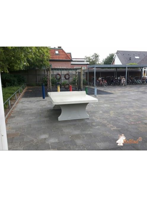 vandal-resistant outdoor HeBlad concrete table tennis table classic natural rounded