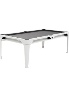   pool billiard table outdoor Cornilleau Hyphen 7' white (with dining table top)