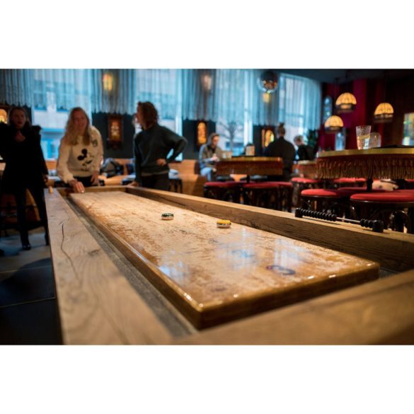 Shuffly antik tölgy Shuffleboard 14ft