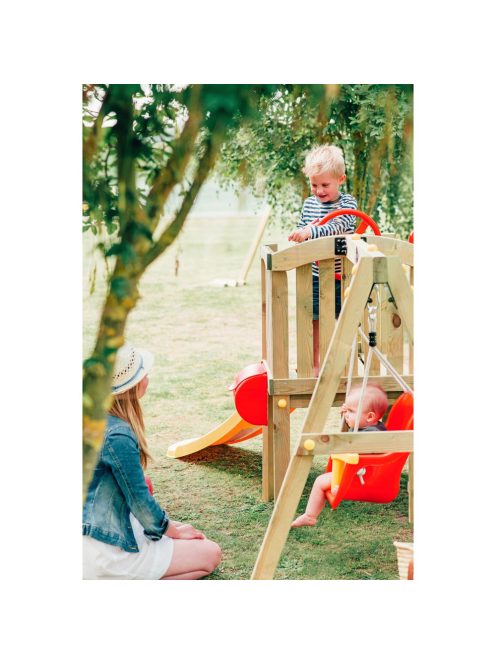 Buffalo Tower Wooden Play Center for Babies and Toddlers