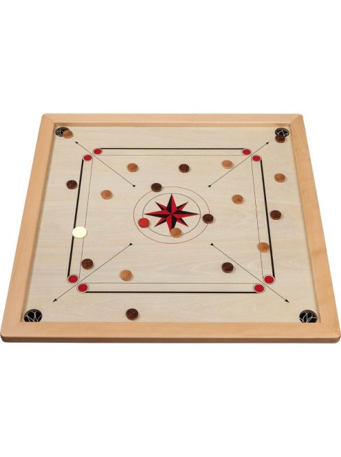 Philos Carrom Erle (82* 82cm)  indiai társasjáték