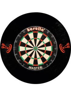 Karella darts falvédő 4 részes, fekete színben