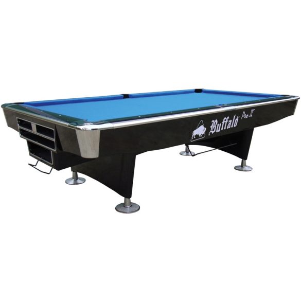 Buffalo  Pro II black zsebes pool biliárd asztal 8'