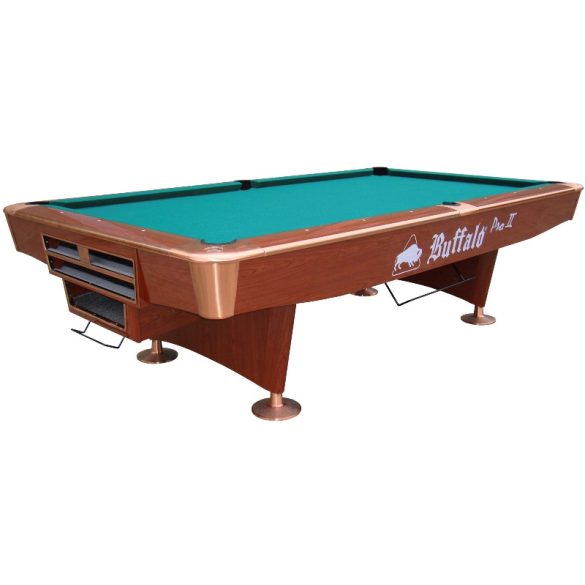 Buffalo  Pro II brown zsebes pool biliárd asztal 9'