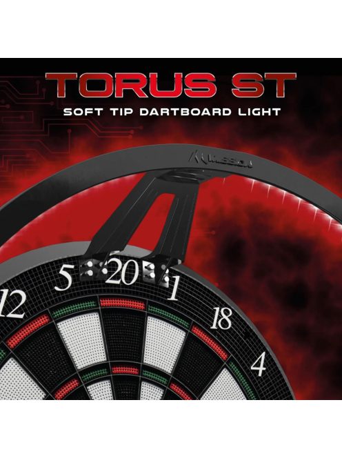 DARTS VILÁGÍTÁS MISSION TORUS ST ELEKTROMOS DARTS TÁBLÁKHOZ, USB CSATLAKOZÓVAL