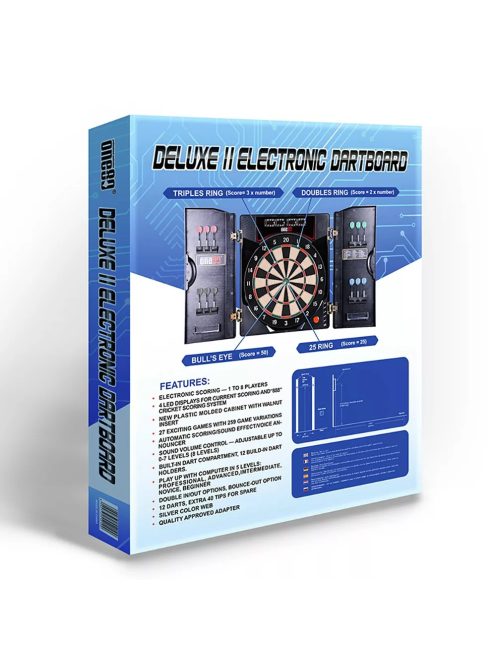 Darts gép, DELUXE II, 4LED kabinetben elektromos ONE80