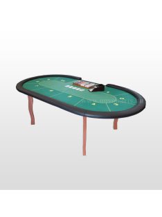   Miami Casino póker asztal, választható kiegészítőkkel, posztóval, felszereltséggel (hivatalos casino asztal)