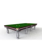 RILEY ARISTOCRAT TOURNAMENT CHAMPION SNOOKER ASZTAL STEEL BLOCK CUSHIONS MAHOGANY 12'