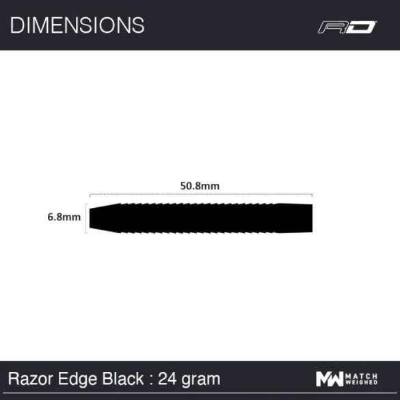 Dart szett Red Dragon steel Razor Edge Black 24g