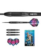 Dart szett Red Dragon steel Peter Wright Snakebite 3 Black 22g, 90% wolfram