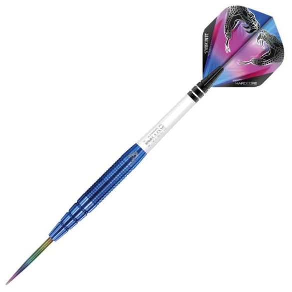 Dart szett steel 22g Peter Wright Snakebite PL15 Blue, 90% Wolfram