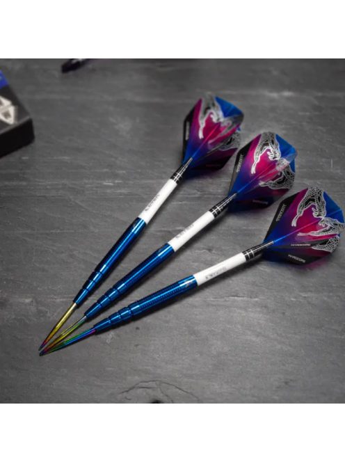 Dart szett steel 22g Peter Wright Snakebite PL15 Blue, 90% Wolfram