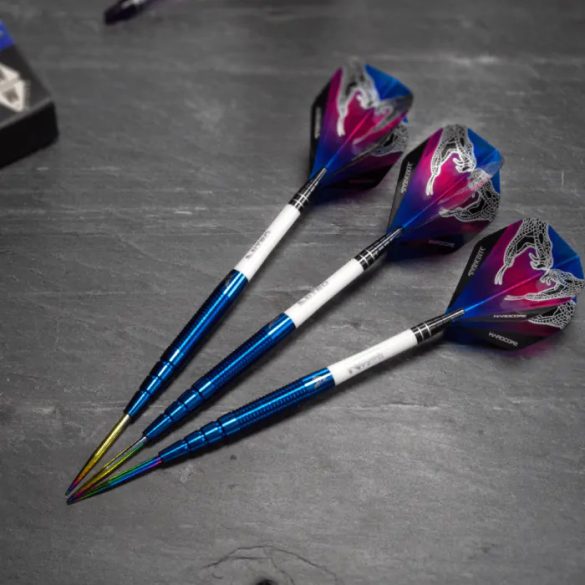 Dart szett steel 22g Peter Wright Snakebite PL15 Blue, 90% Wolfram