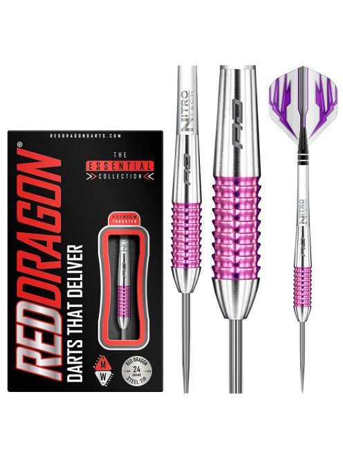 Dart szett Red Dragon steel Lisa Ashton, 24g, 90%