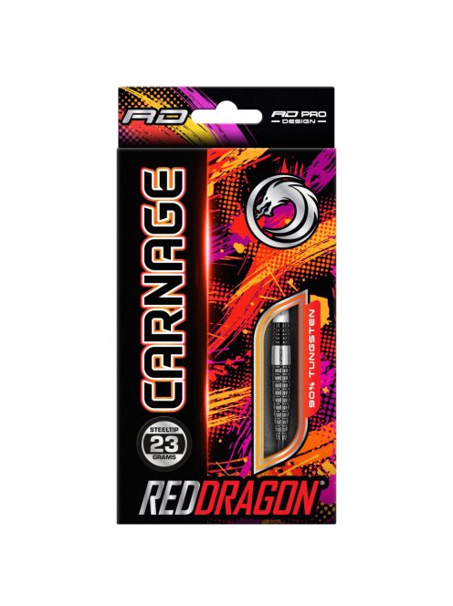 Dart szett Red Dragon steel Carnage 3, 23g, 90% 