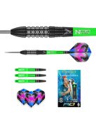 Dart szett Red Dragon steel Peter Wright Black strike 90% wolfram, 24g